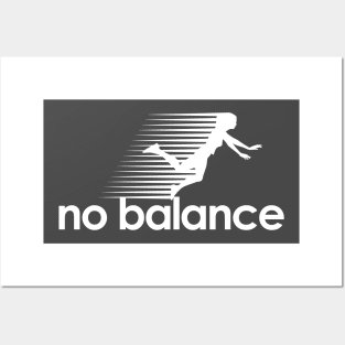 No Balance Women's White Posters and Art